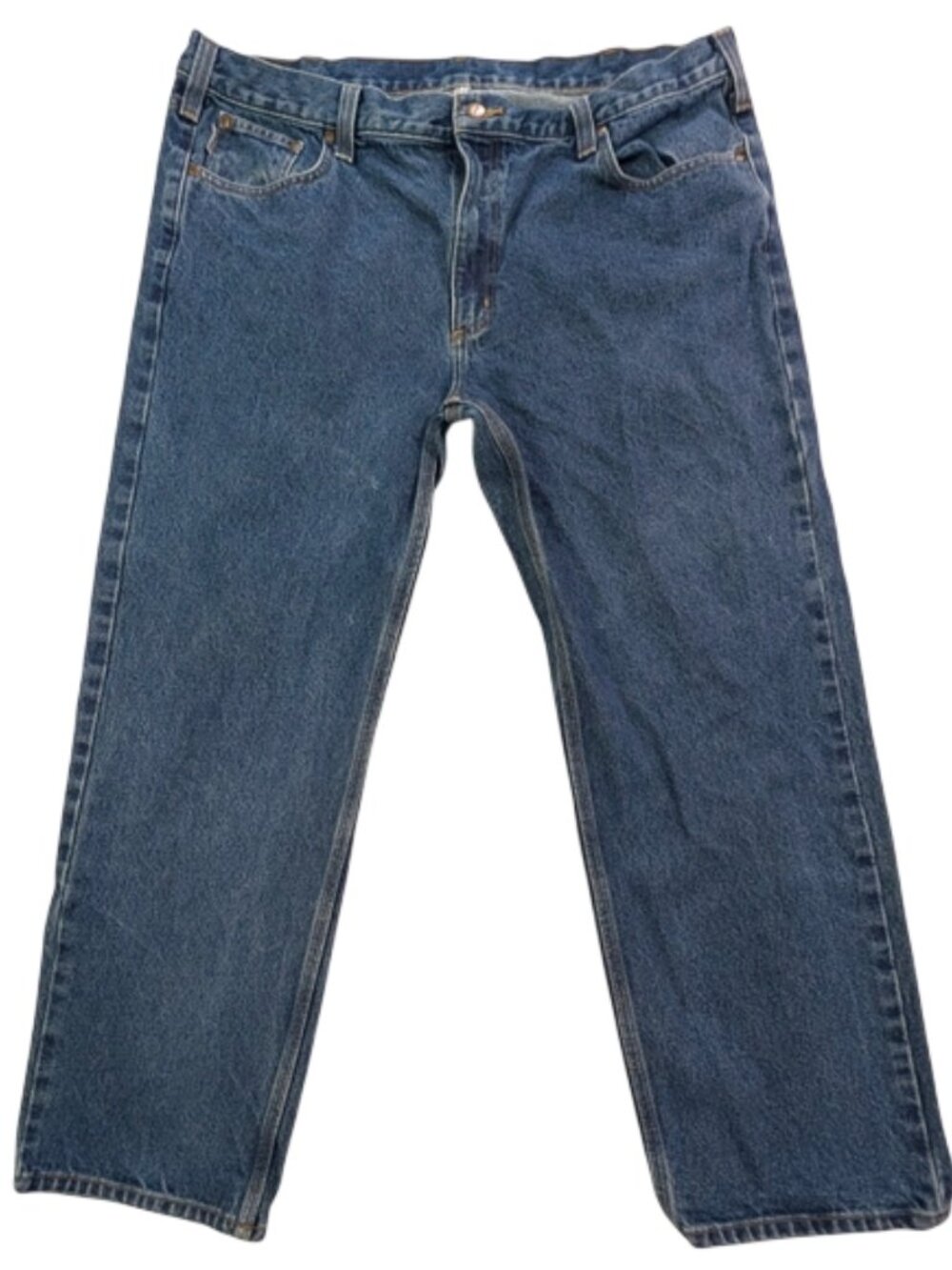Carhartt Traditional Fit Straight Leg Blue Jeans Mens 42x30 Workwear Denim